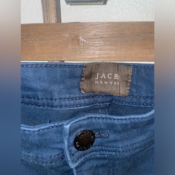 Jach's girlfriend medium wash straight fit stretch GF denim jeans size 38/32 - Picture 5 of 7